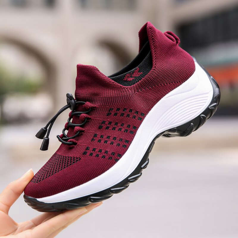Women's Breathable No-Tie Casual Shoes Corvine