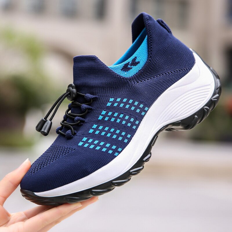 Women's Breathable No-Tie Casual Shoes Corvine