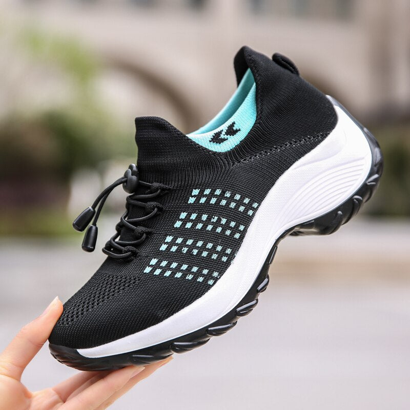 Women's Breathable No-Tie Casual Shoes Corvine