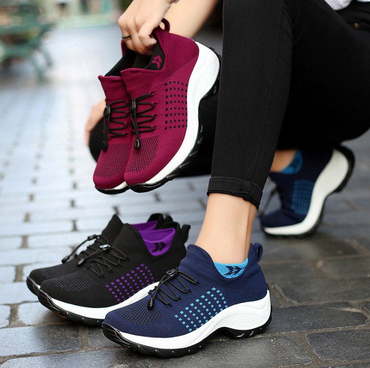 Women's Breathable No-Tie Casual Shoes Corvine