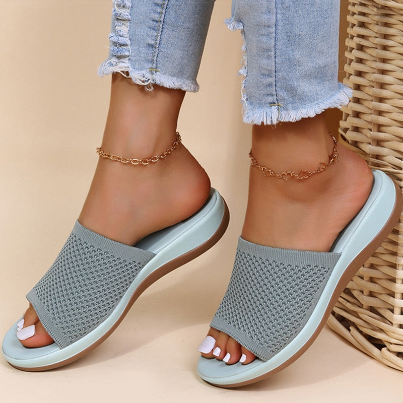 Women's Breathable Soft Casual Slides Corvine