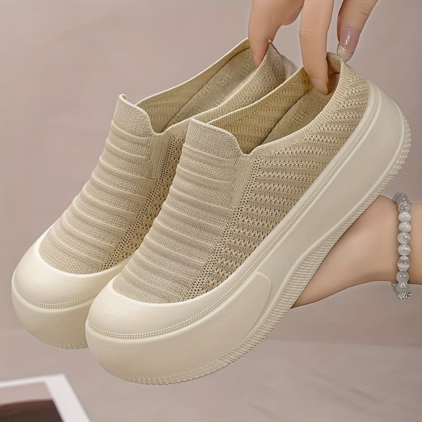 Women's Breathable Stretch-Knit Slip On Shoes for Women Corvine