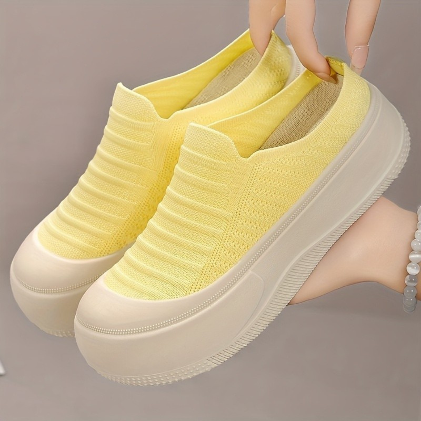 Women's Breathable Stretch-Knit Slip On Shoes for Women Corvine