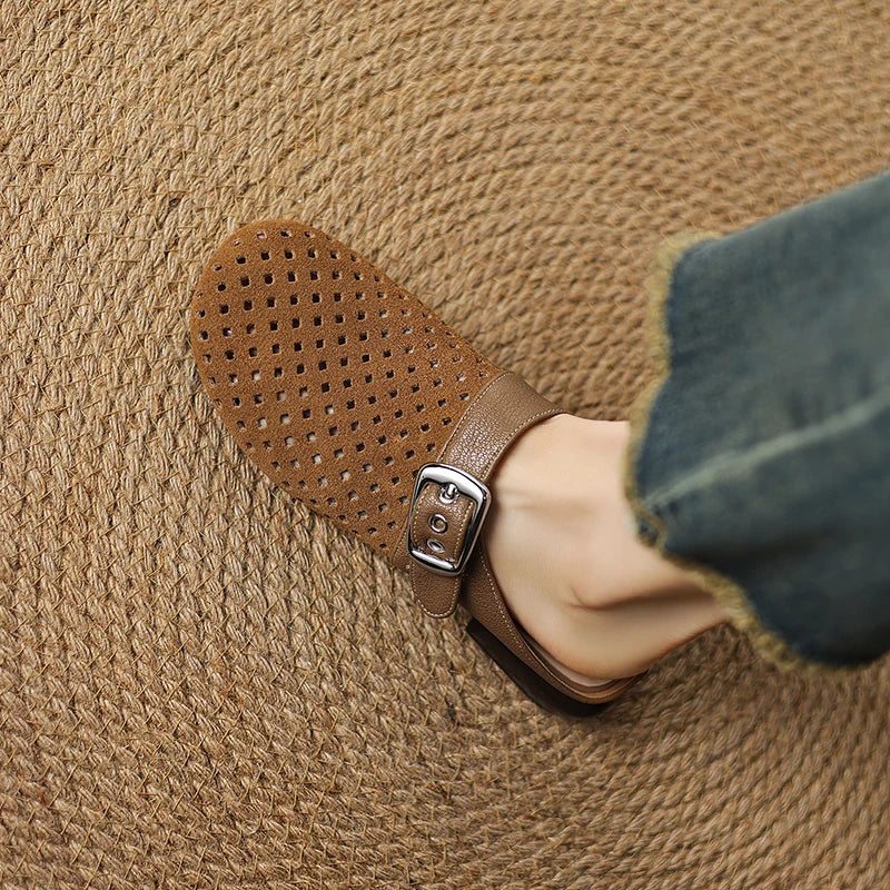 Women's Breathable Suede Clogs Corvine