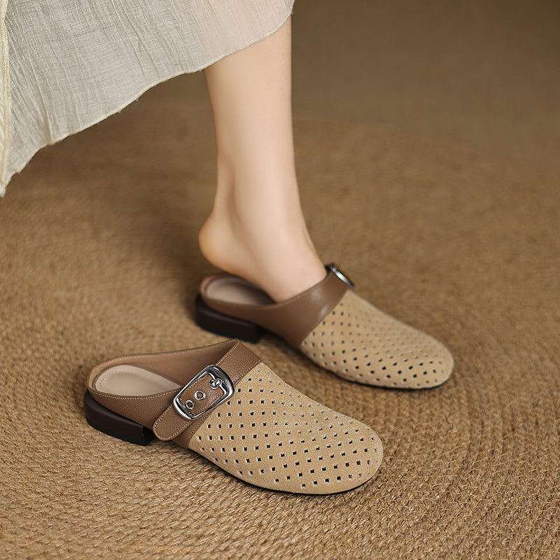 Women's Breathable Suede Clogs Corvine