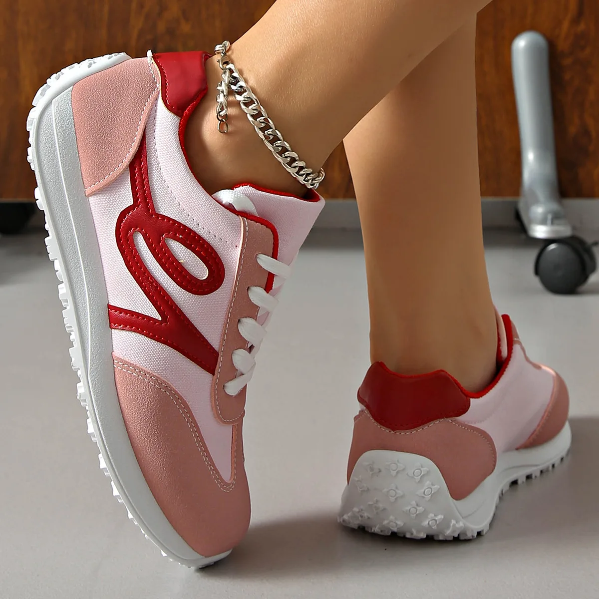 Women's Canvas Suede Retro Trainers Corvine