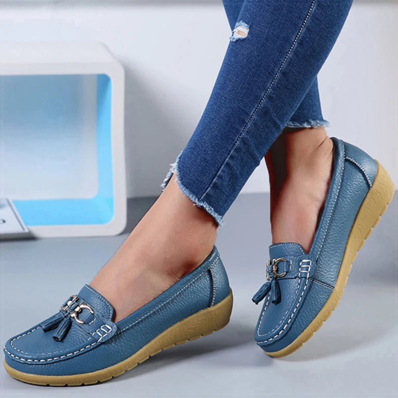 Women's Casual Leather Loafers Corvine