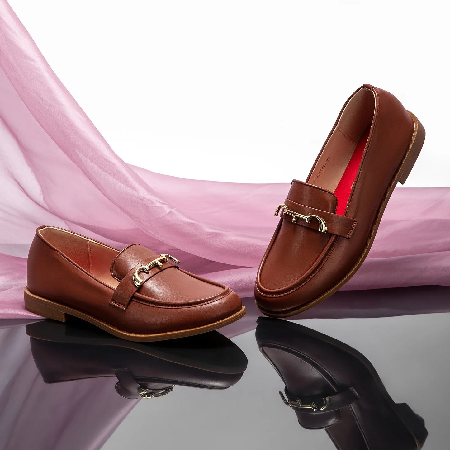 Women's Classic Leather Flat Shoes Corvine