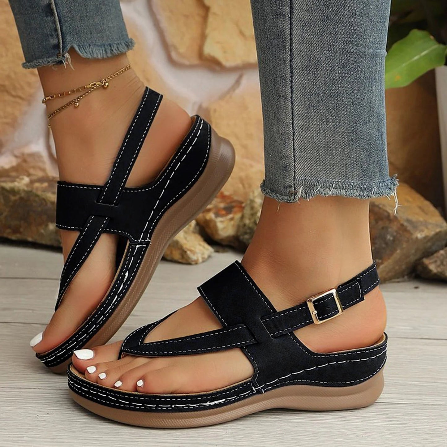 Women's Cloud-Base Comfort Sandals Corvine