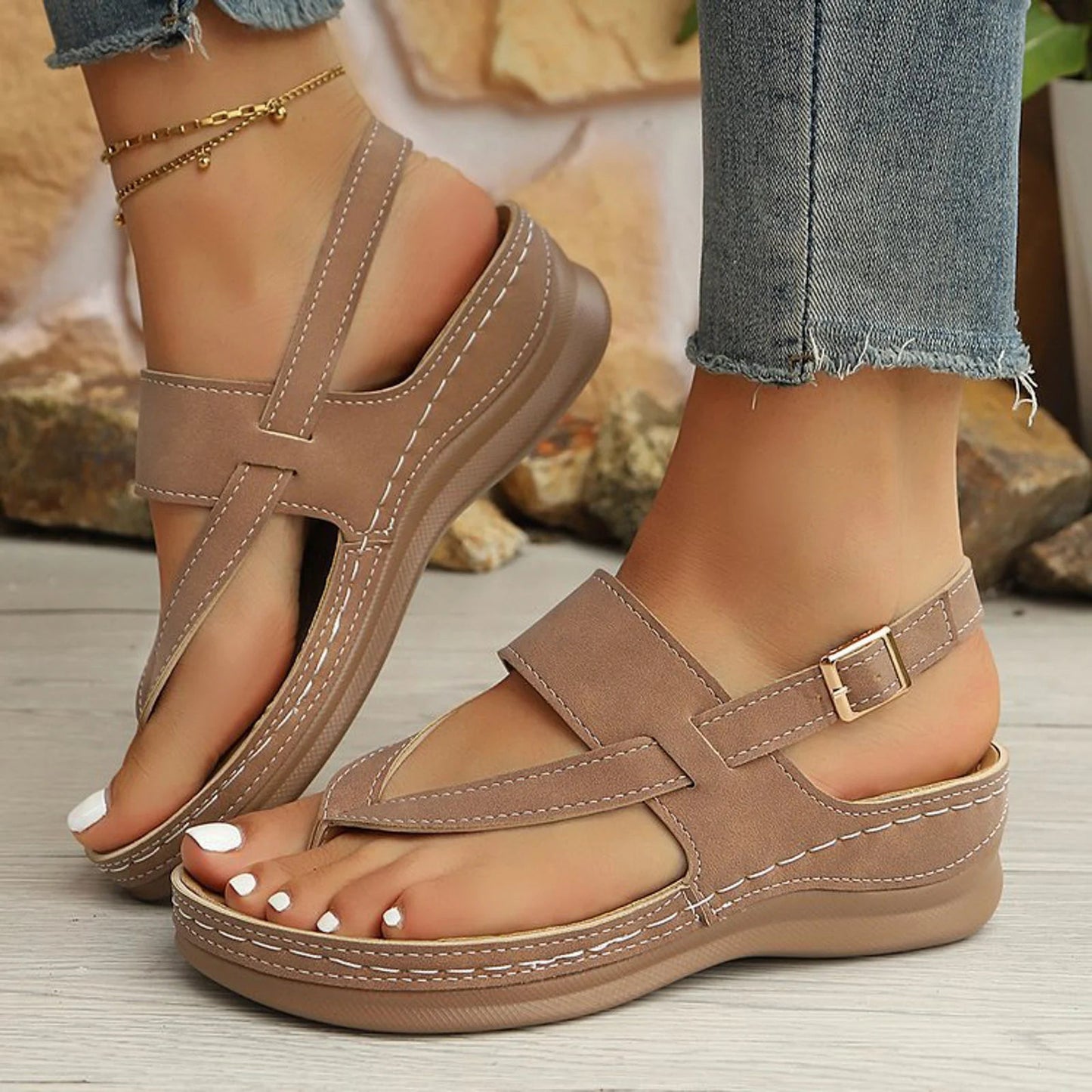 Women's Cloud-Base Comfort Sandals Corvine