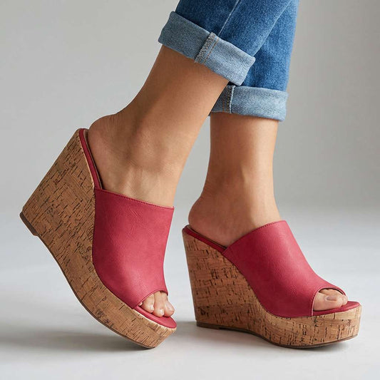 Women's Cork Wedge Heel Sandals Corvine