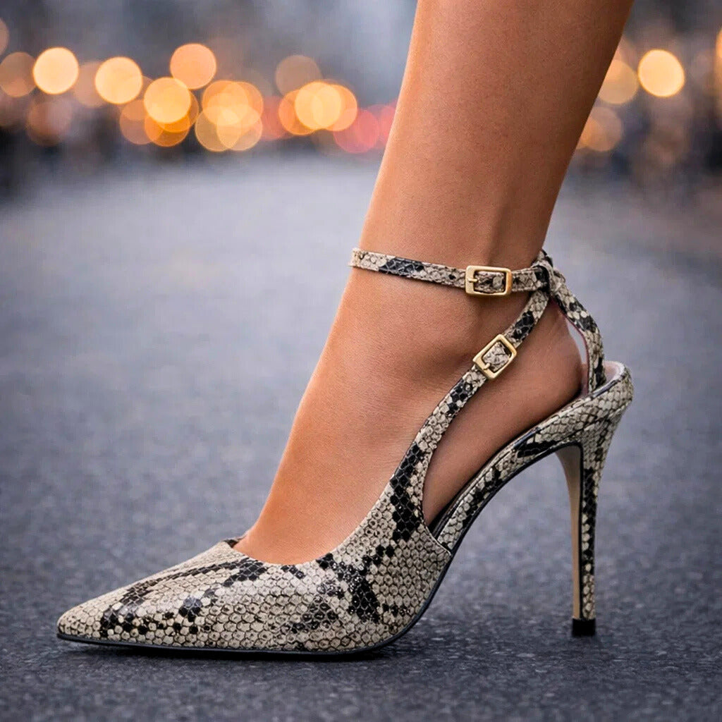 Women's Cushioned Ankle Strap Heels Corvine