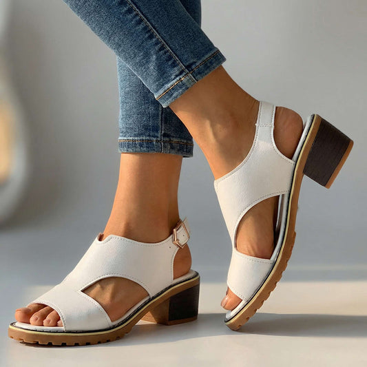 Women's Cushioned Block Heel Sandals Corvine