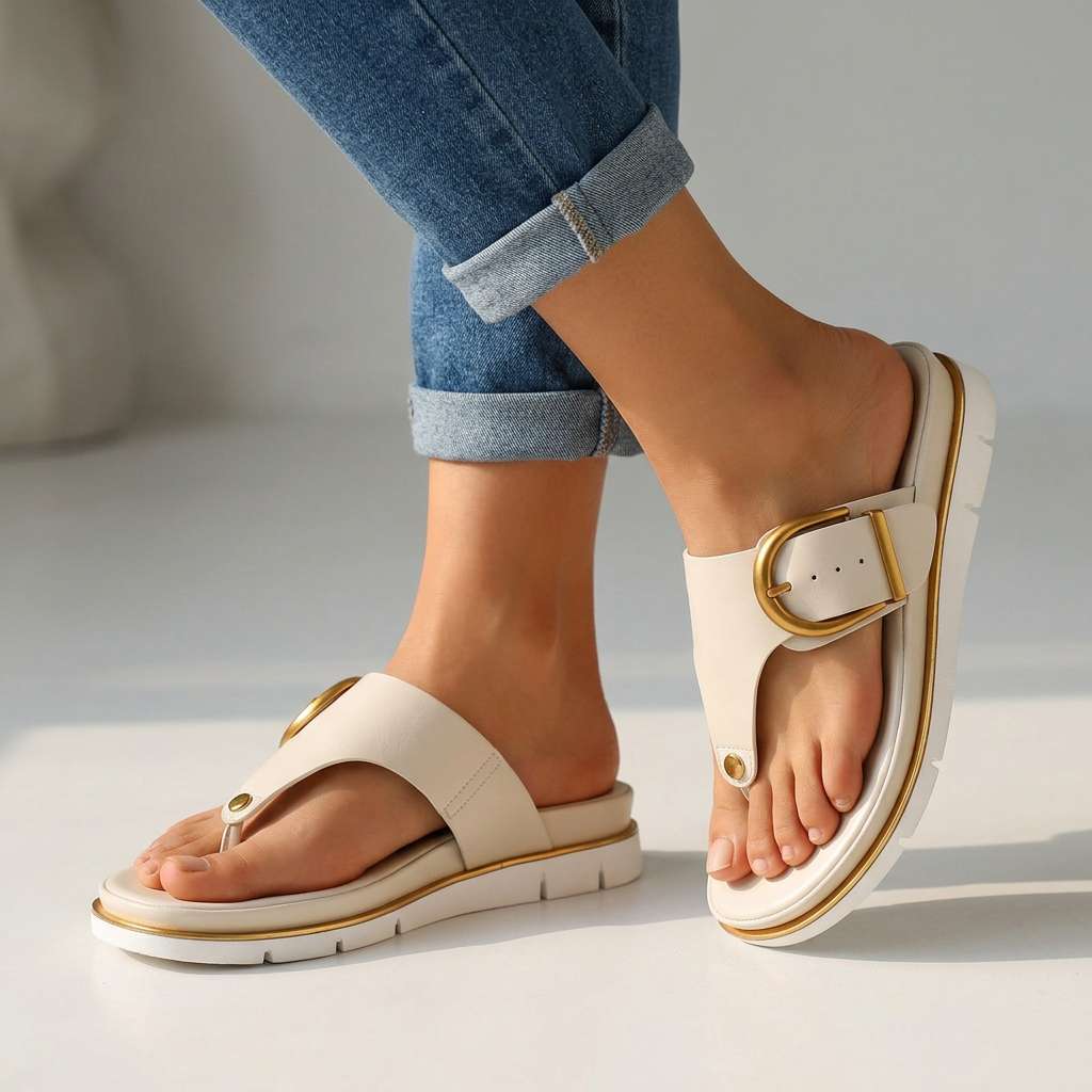 Women's Cushioned EVA Buckle Slides Corvine