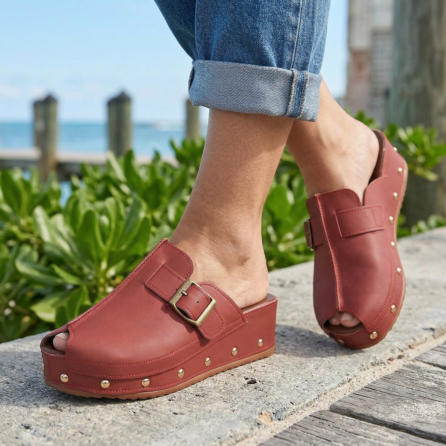 Women's Cushioned Platform Sandals Corvine