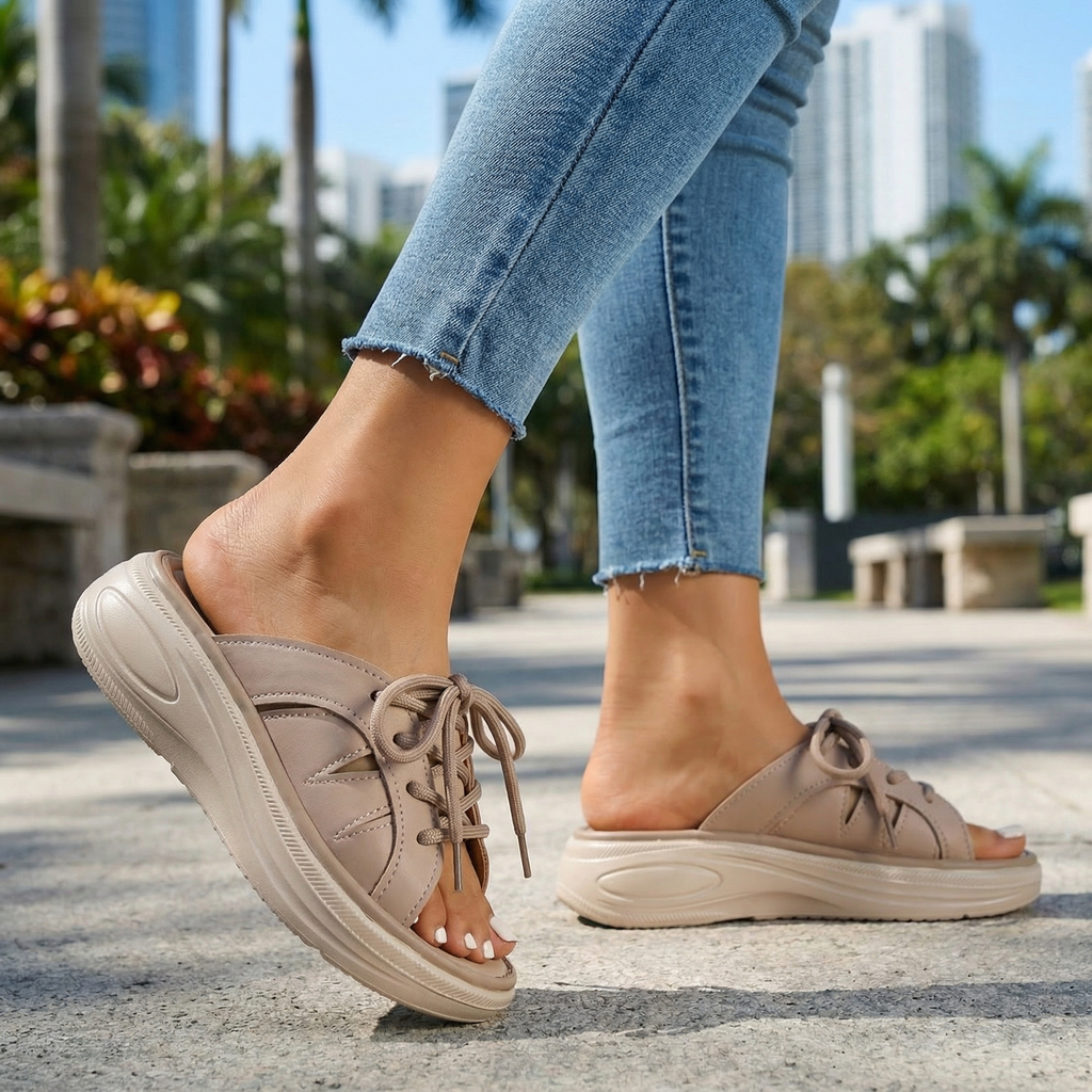 Women's Cushioned Strappy Sandals Corvine