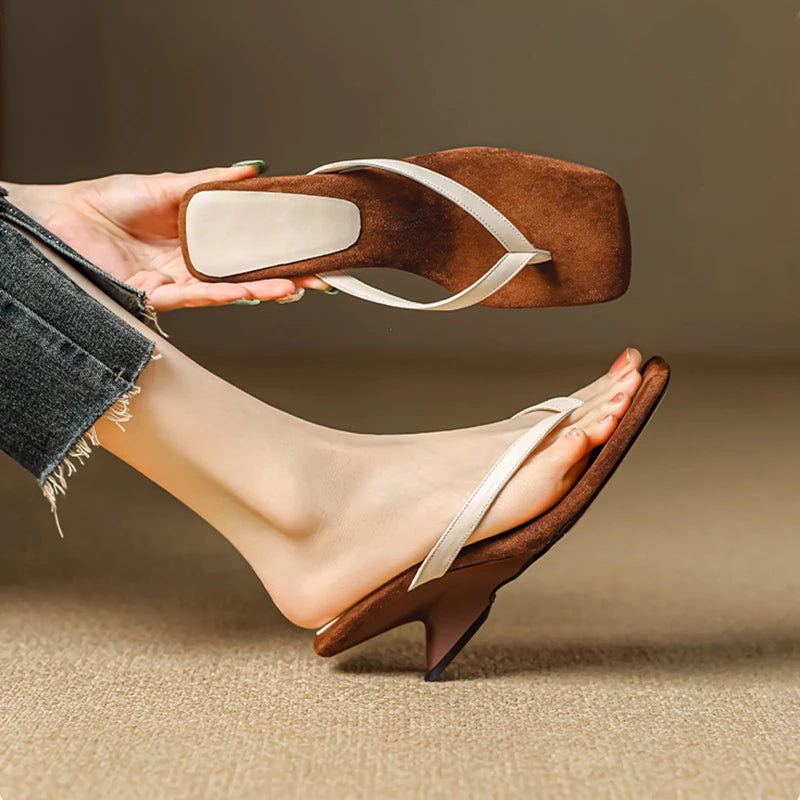 Women's Faux Suede Black Wedge Sandals Corvine