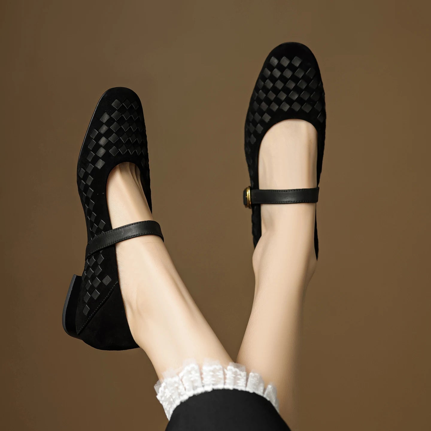 Women's Genuine Leather Mary Janes Corvine