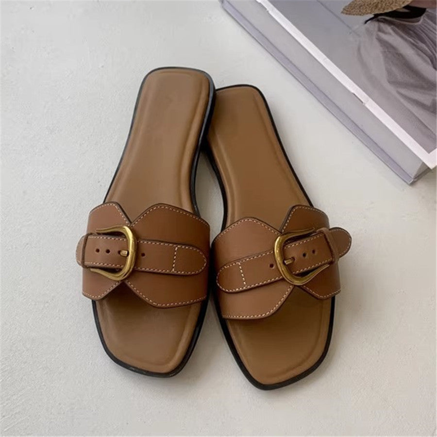 Women's Handcrafted Cushioned Footbed Slides Corvine