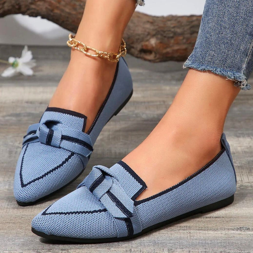 Women's Handcrafted Leather Black Flats for Women Corvine