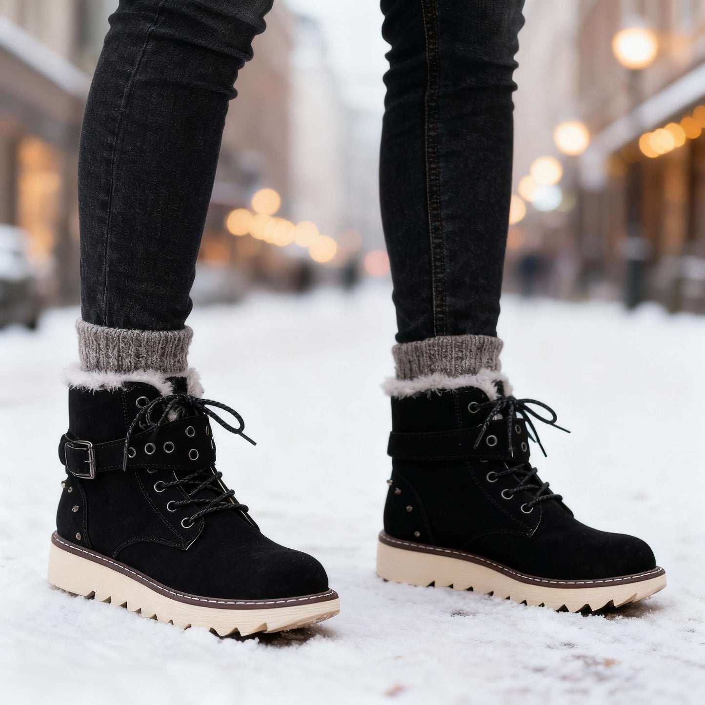 Women's Insulated Platform Winter Boots Corvine