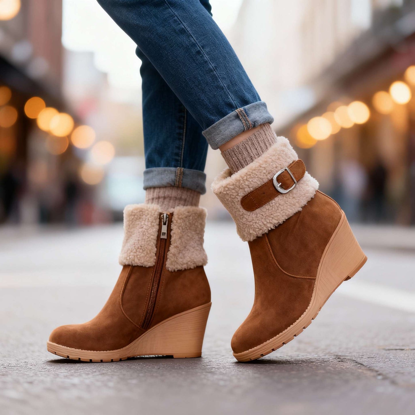 Women's Insulated Wedge Boots Corvine