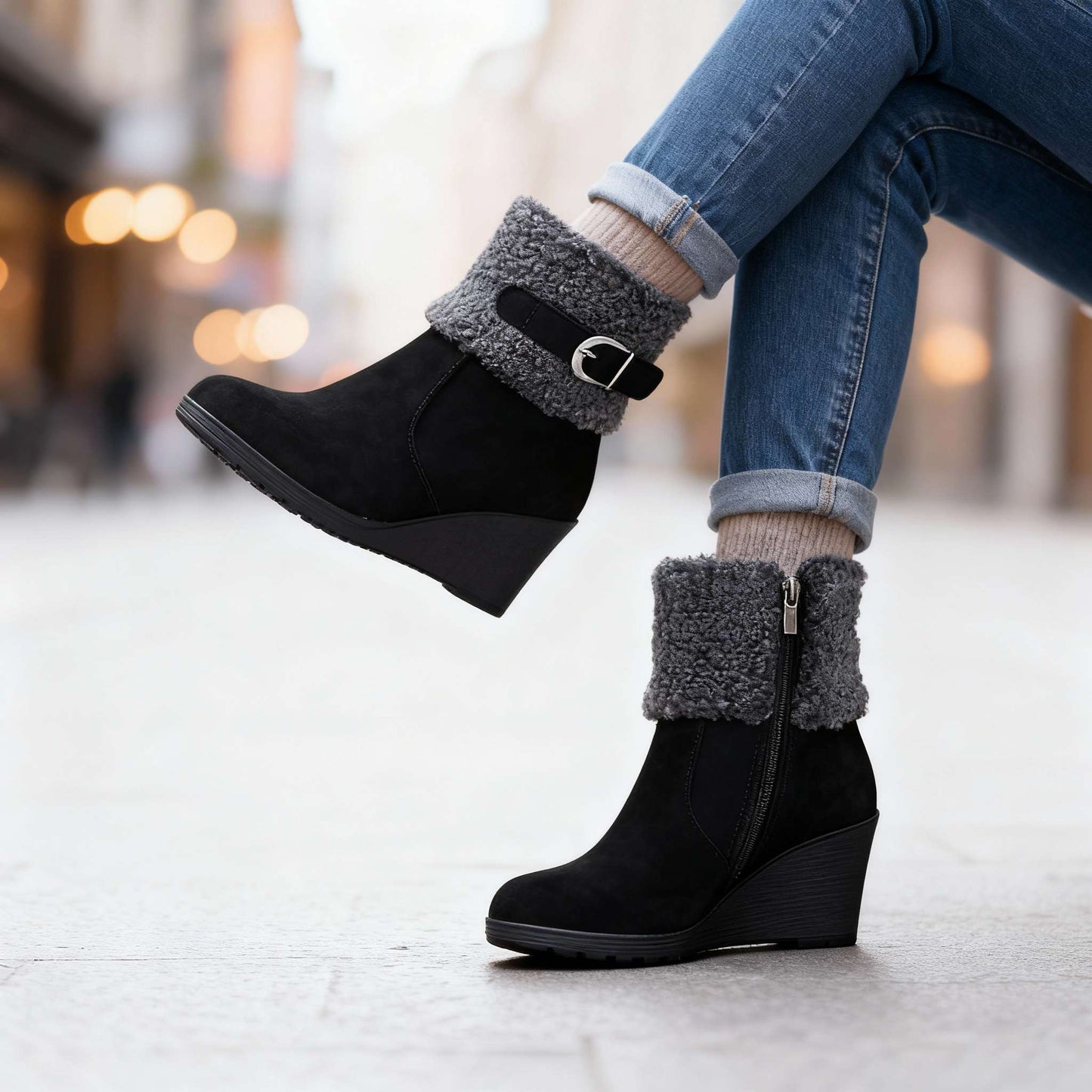 Women's Insulated Wedge Boots Corvine