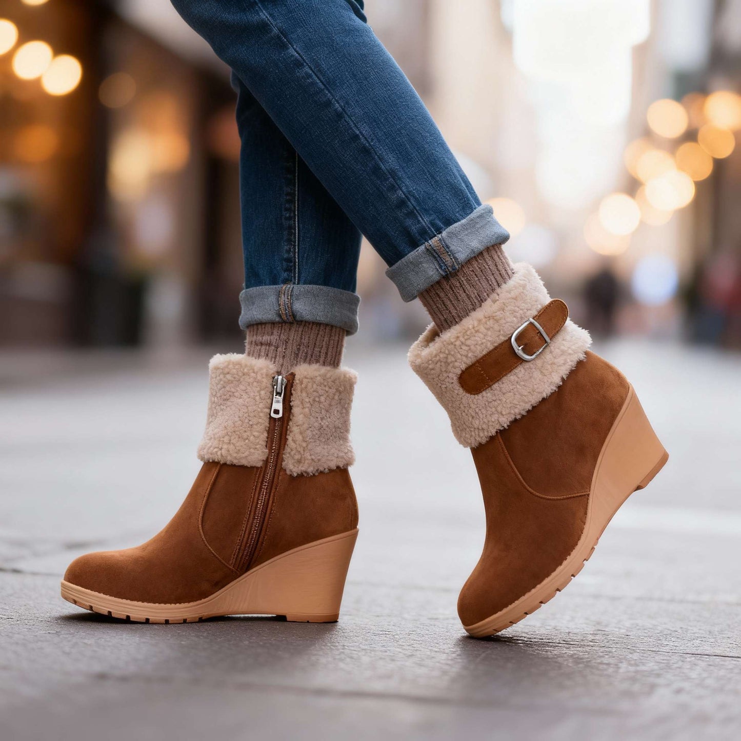Women's Insulated Wedge Boots Corvine