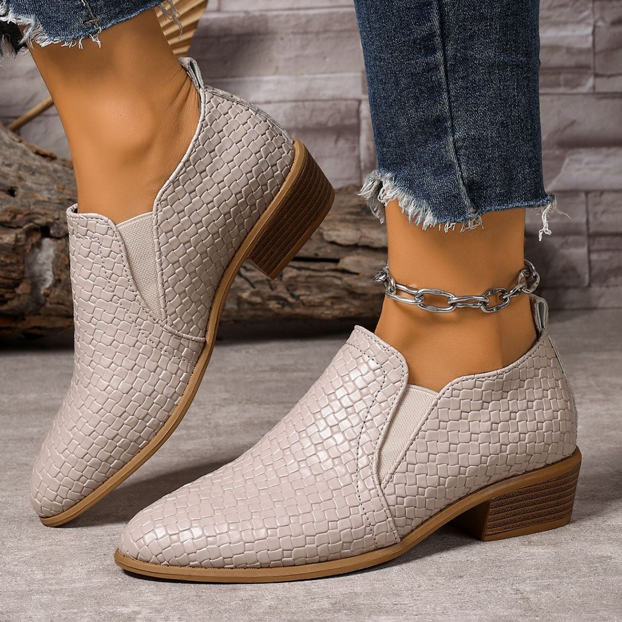 Women's Leather Ankle Boots Corvine