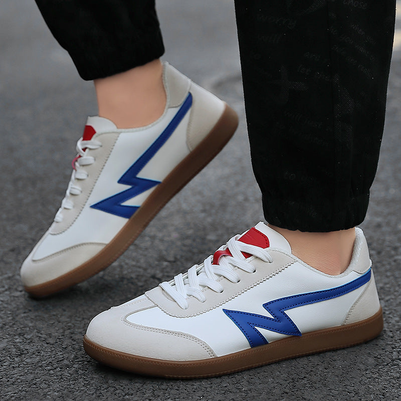 Women's Leather Suede Retro Trainers Corvine