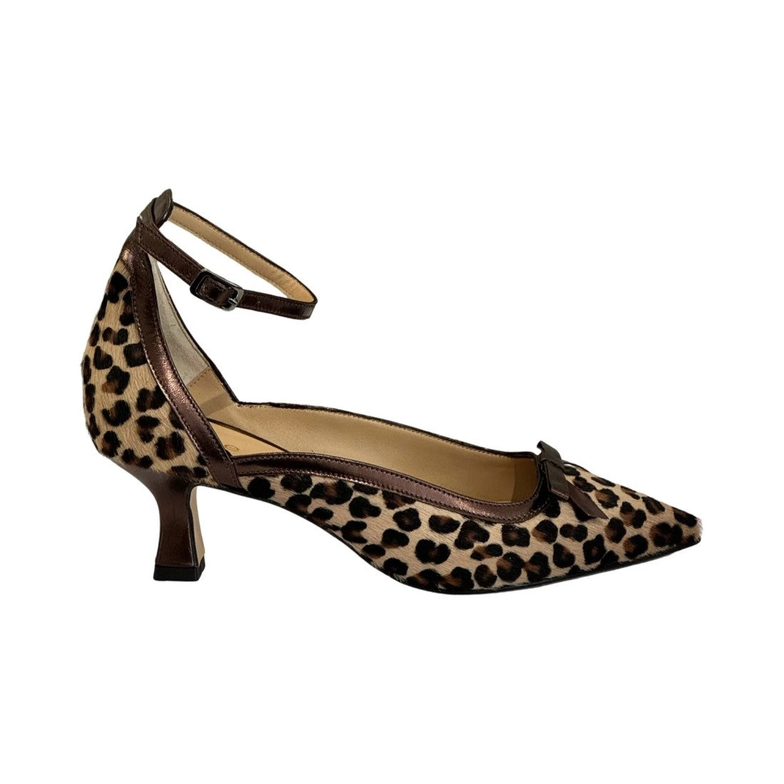 Women's Leopard Print Pointed Toe Heels Corvine