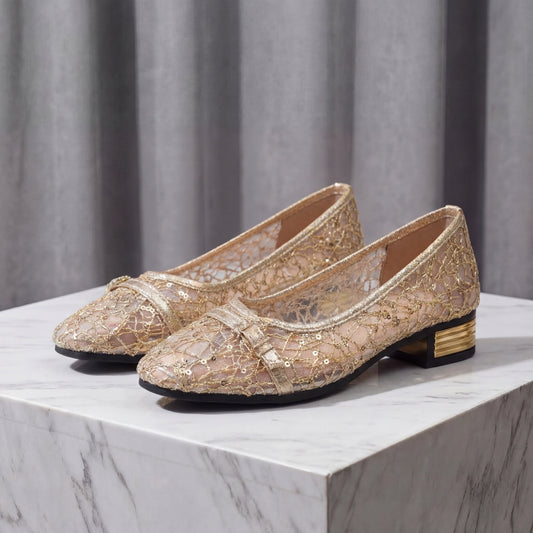 Women's Light Mesh Lace Loafers Corvine