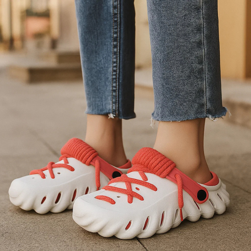 Women's Lightweight Foam Laced Clogs Corvine