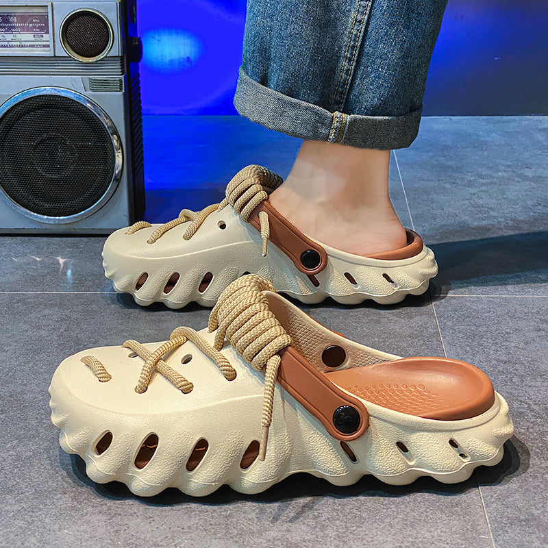 Women's Lightweight Foam Laced Clogs Corvine