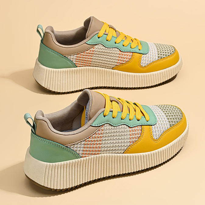 Women's Lightweight Knit Chunky Trainers Corvine