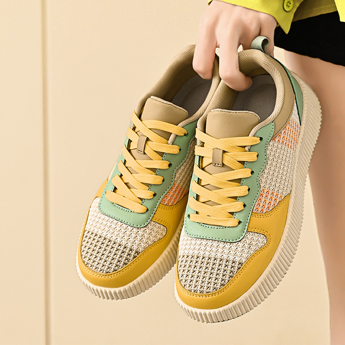Women's Lightweight Knit Chunky Trainers Corvine