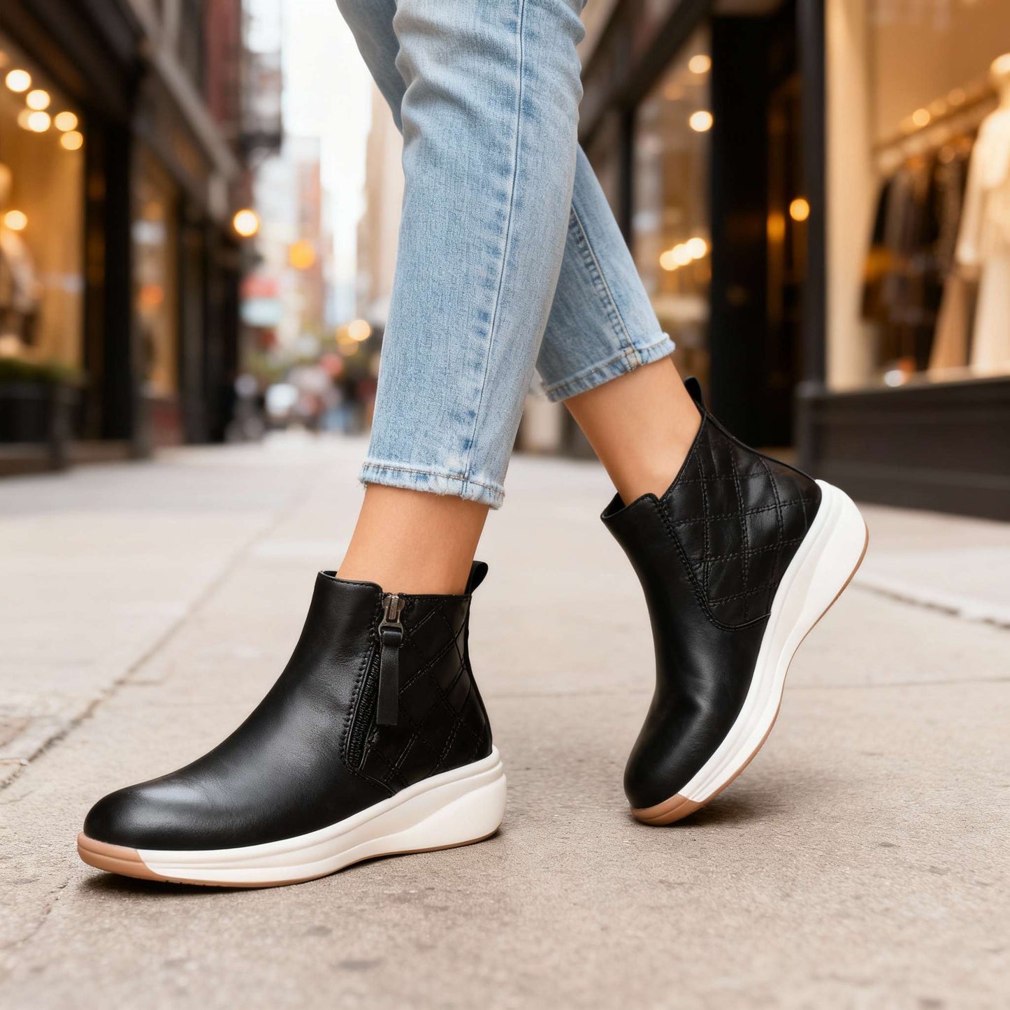 Women's Lightweight White Trainers Corvine
