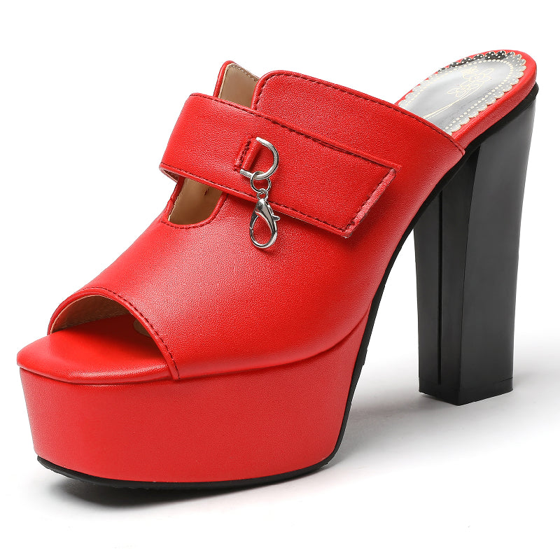 Women's Opulent Synthetic Platform Sandals Corvine