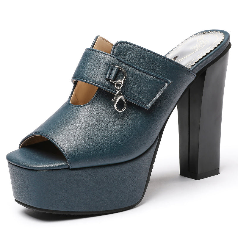 Women's Opulent Synthetic Platform Sandals Corvine
