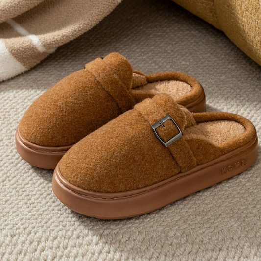 Women's Plush Fabric Comfort Slippers Corvine