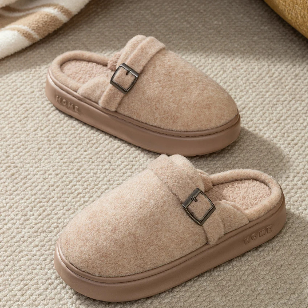 Women's Plush Fabric Comfort Slippers Corvine