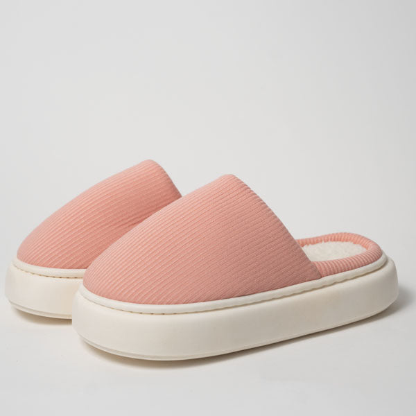 Women's Plush Fleece-Lined Comfort Slides Corvine