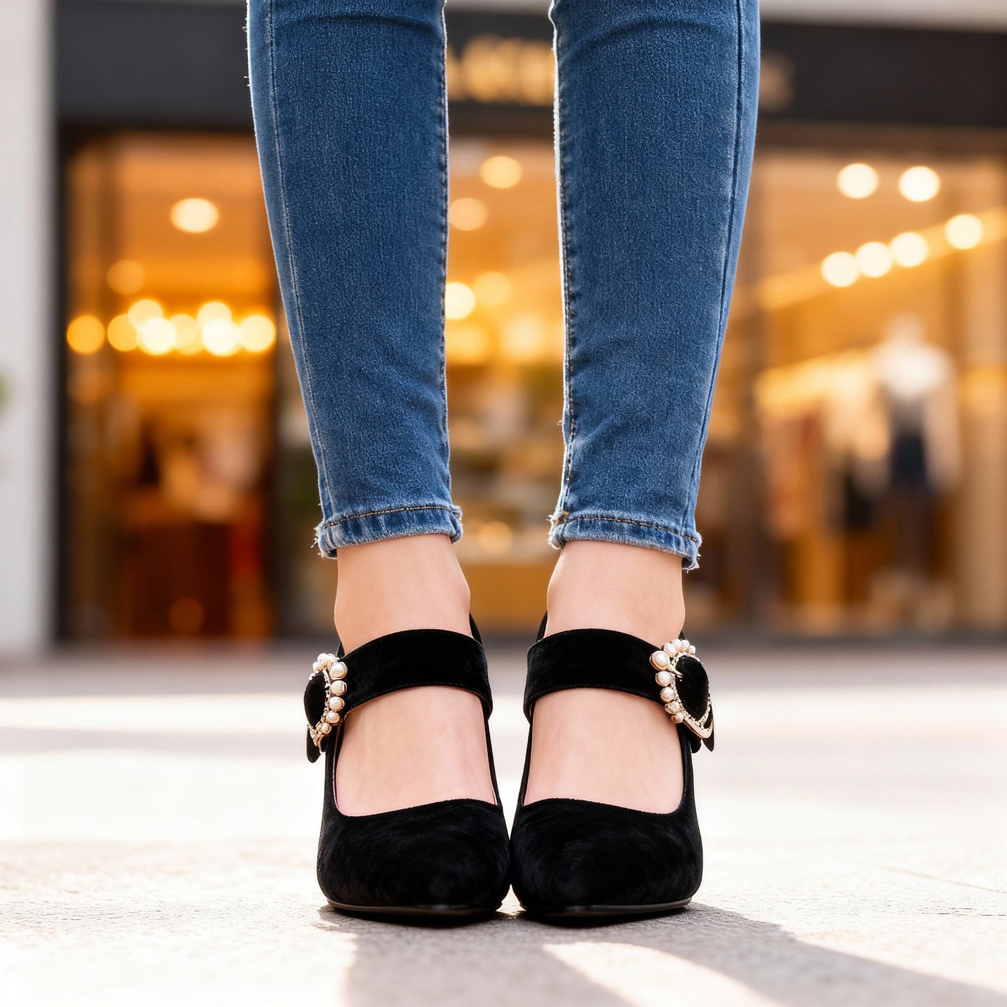 Women's Plush Velvet Heels Corvine