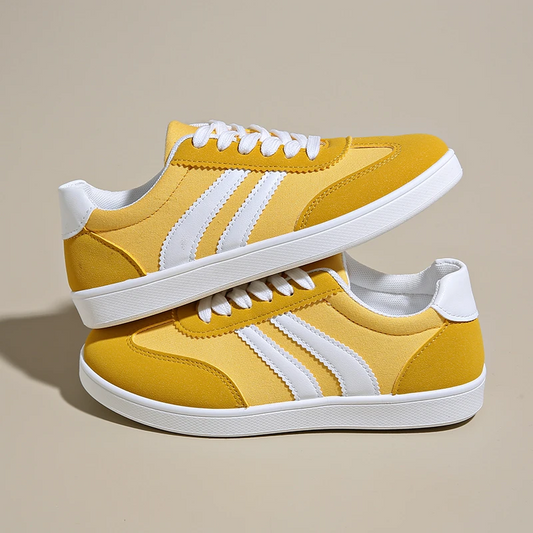 Women's Premium Canvas Retro Trainers Corvine