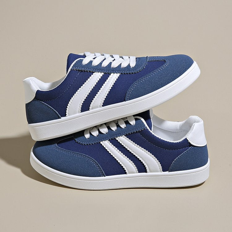 Women's Premium Canvas Retro Trainers Corvine