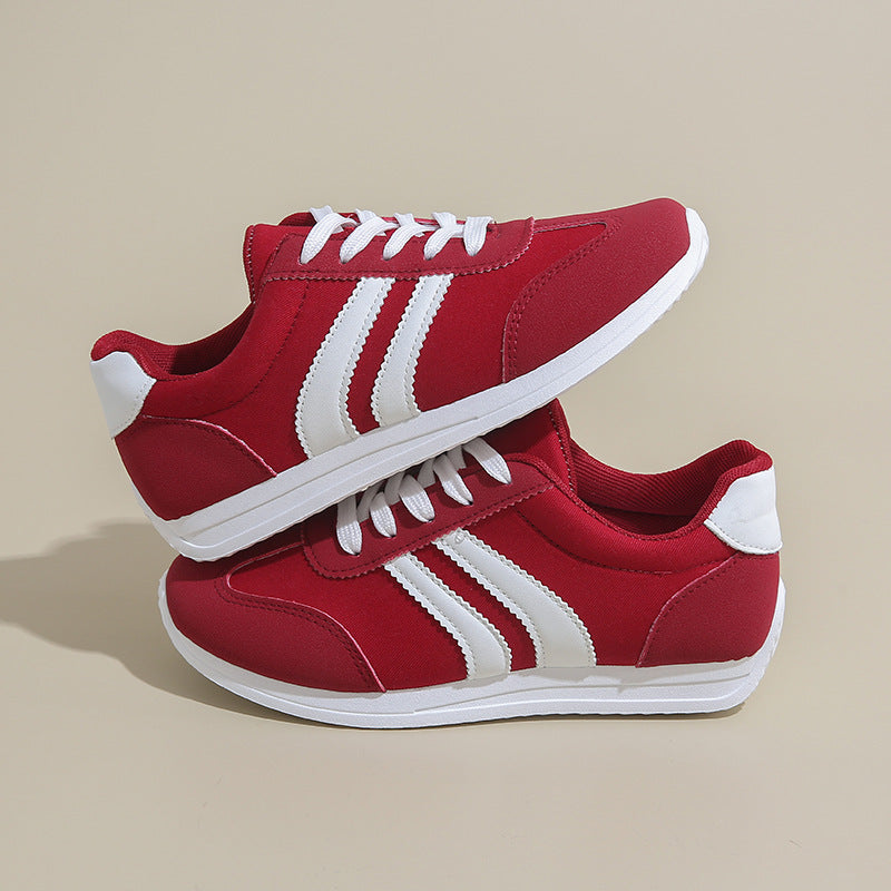 Women's Premium Canvas Retro Trainers Corvine