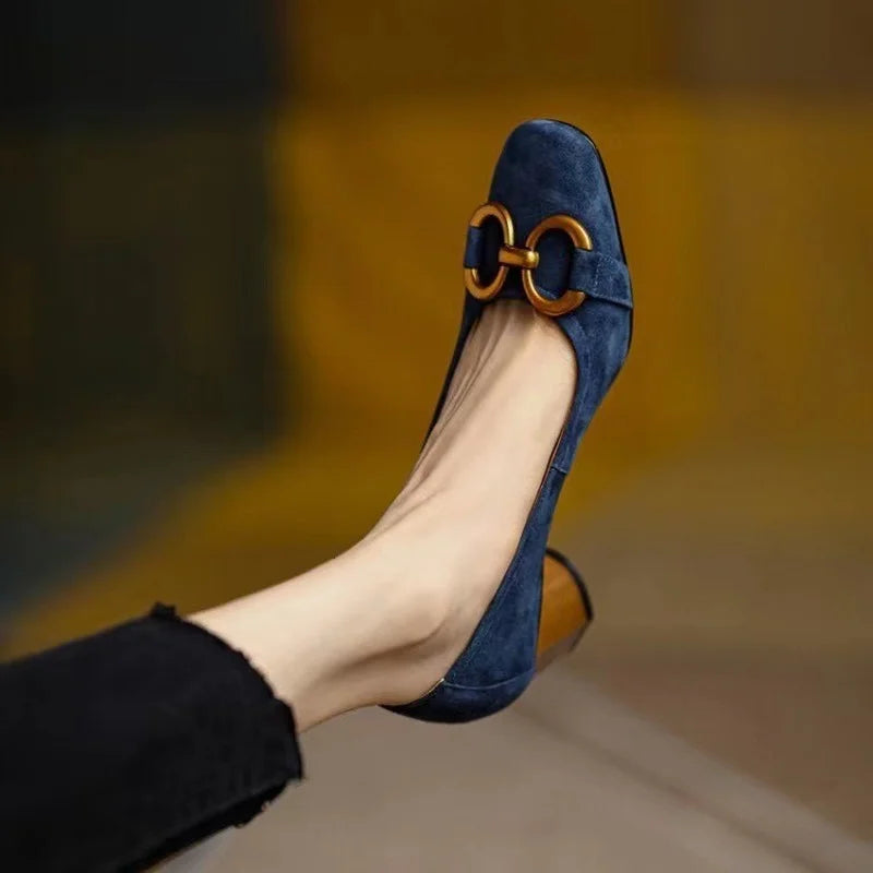 Women's Premium Material Closed-Toe High Heels Corvine