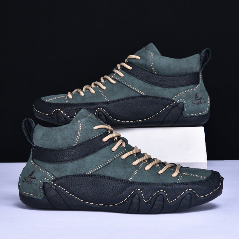 Women's Premium Nubuck Leather Walking Shoes Corvine