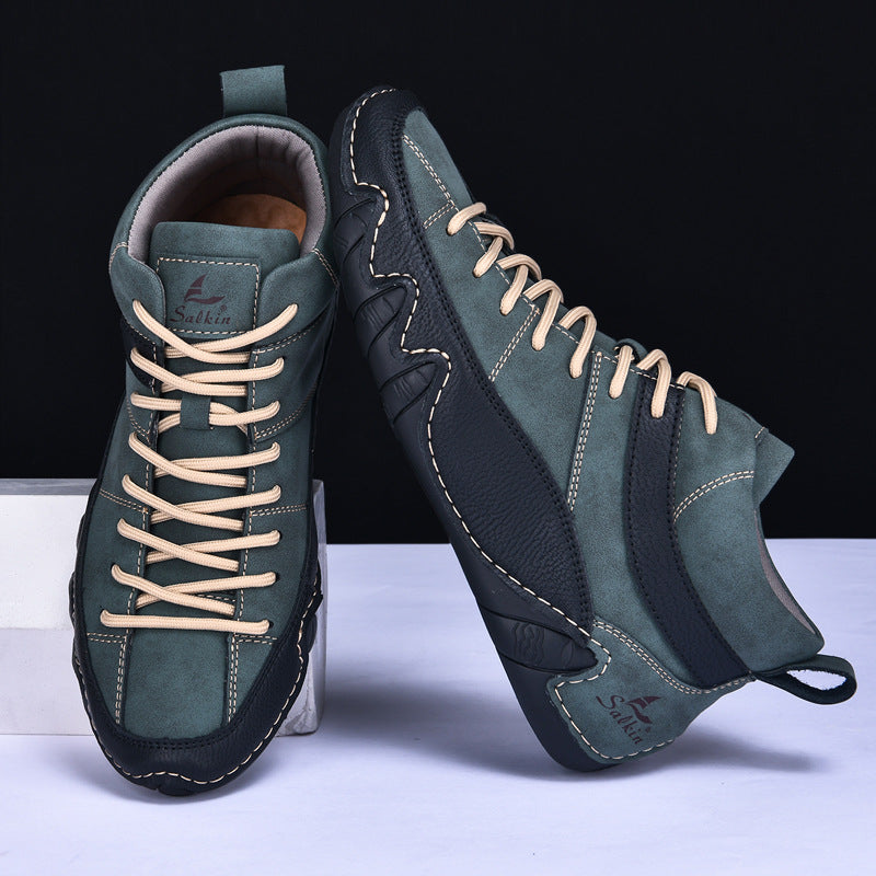 Women's Premium Nubuck Leather Walking Shoes Corvine