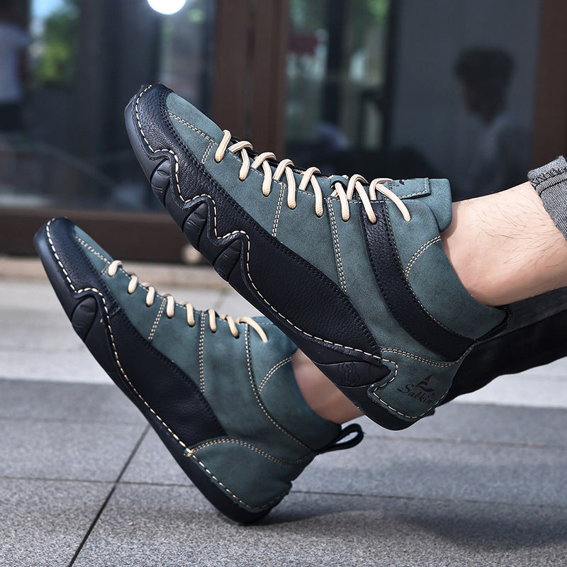 Women's Premium Nubuck Leather Walking Shoes Corvine
